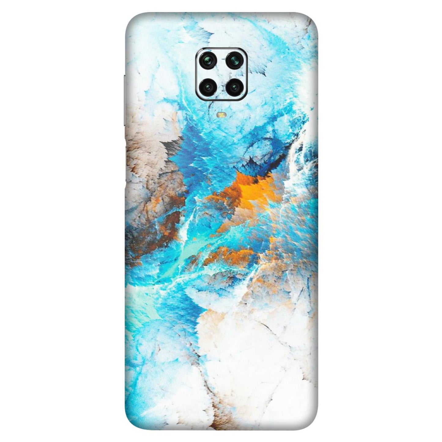 POCO Phone Skins (All Models) - Blue Waves Abstract - Matte Finish (M-19) Poco M2 PRO