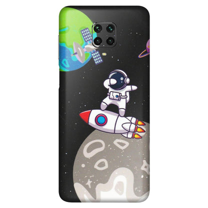 POCO Phone Skins (All Models) - Astronaut Vibing Toon Running - Matte Finish (M-39) Poco M2 PRO