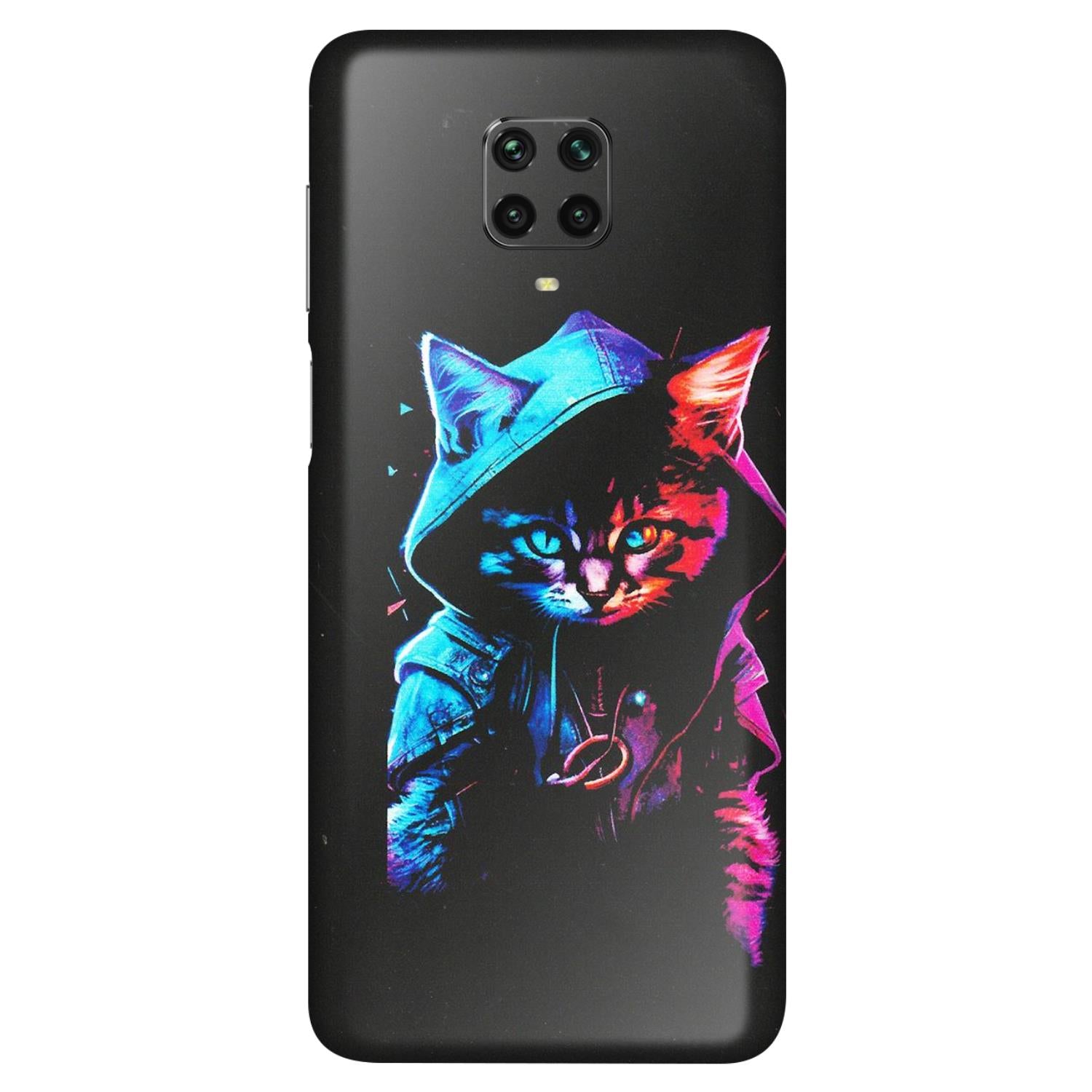 POCO Phone Skins (All Models) - Cyberpunk Cat - Matte Finish (M-45) Poco M2 PRO