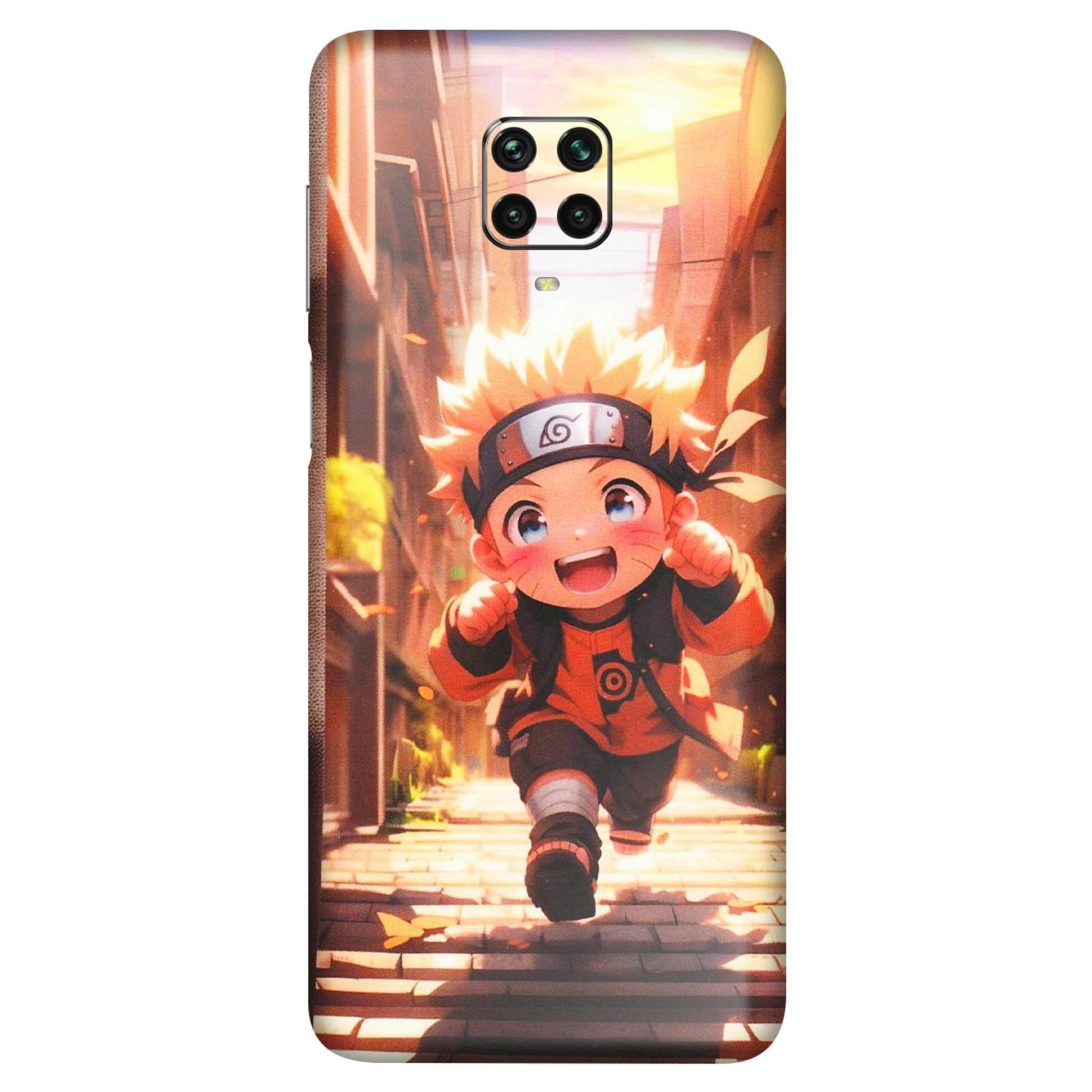 POCO Phone Skins (All Models) - Naruto Cute Toon Running - Matte Finish (M-04) Poco M2 PRO