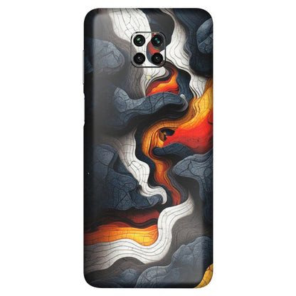 POCO Phone Skins (All Models) - Abstract Volcanic Layers - Matte Finish (M-52) Poco M2 PRO