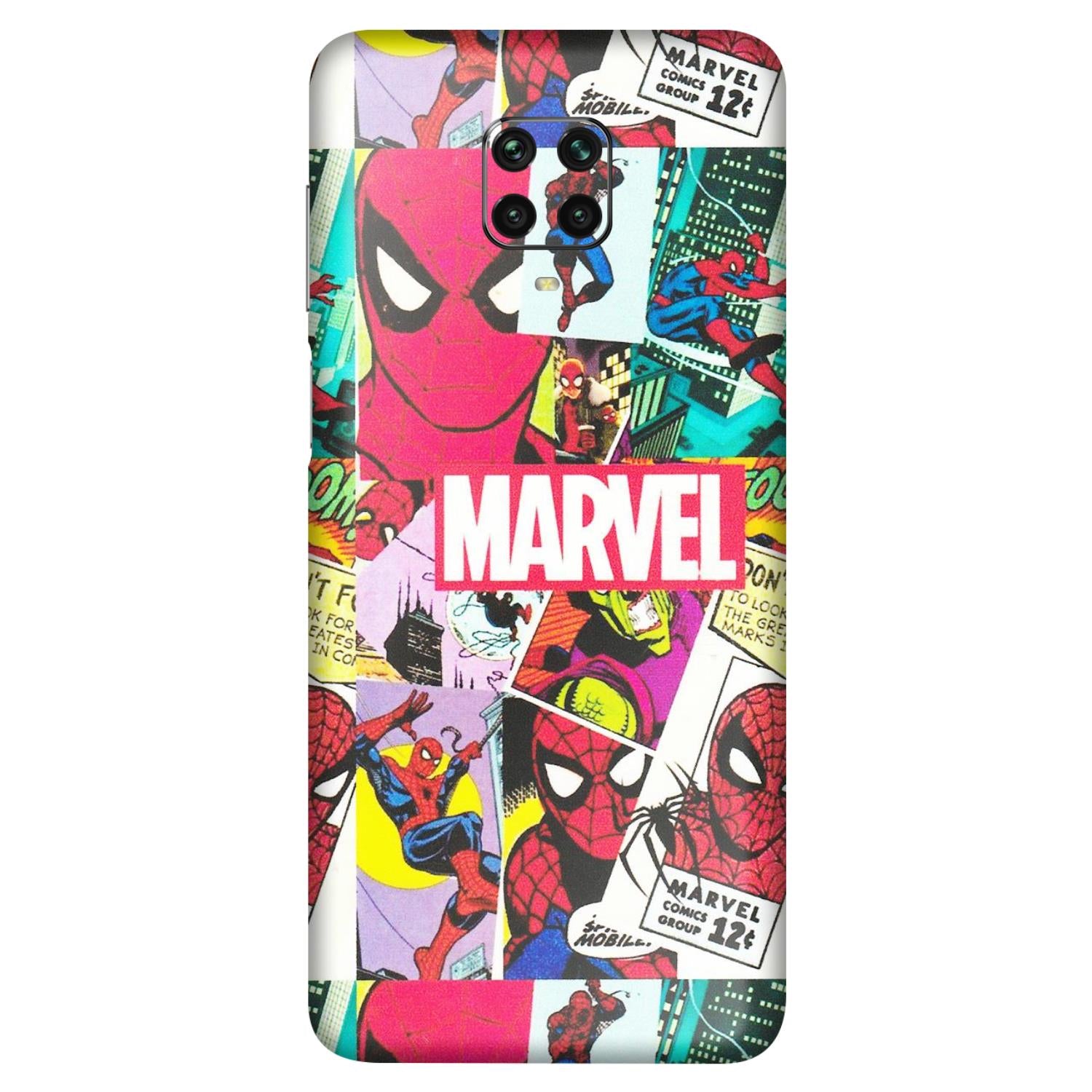 POCO Phone Skins (All Models) - Marvel Comic Spiderman Grafitti - Matte Finish (M-72) Poco M2 PRO