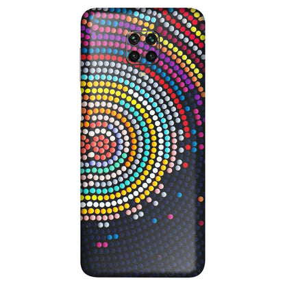 POCO Phone Skins (All Models) - Rainbow Dot Mandala - Matte Finish (M-97) Poco M2 PRO