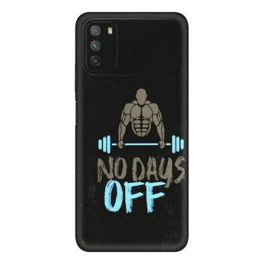 POCO Phone Skins (All Models) - Gym Lover - 3D Embossed Finish (L-127) Poco M3