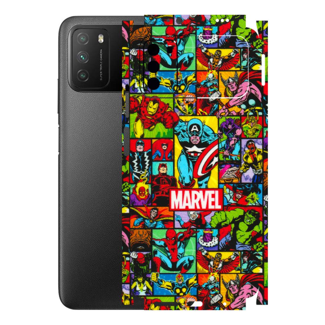 POCO Phone Skins (All Models) - MARVELOUS Comic Characters - 3D Embossed Finish (L-129) Poco M3
