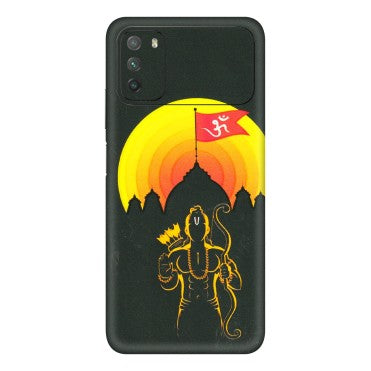 POCO Phone Skins (All Models) - Lord Ram - 3D Embossed Finish (L-132) Poco M3