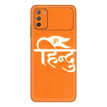 POCO Phone Skins (All Models) - Hindu Kesari - 3D Embossed Finish (L-154) Poco M3