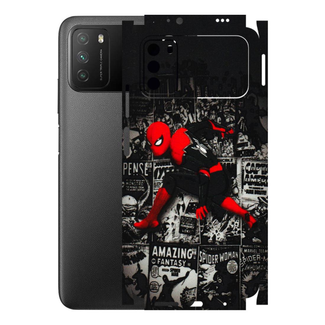 POCO Phone Skins (All Models) - SpiderMan New - 3D Embossed Finish (L-162) Poco M3