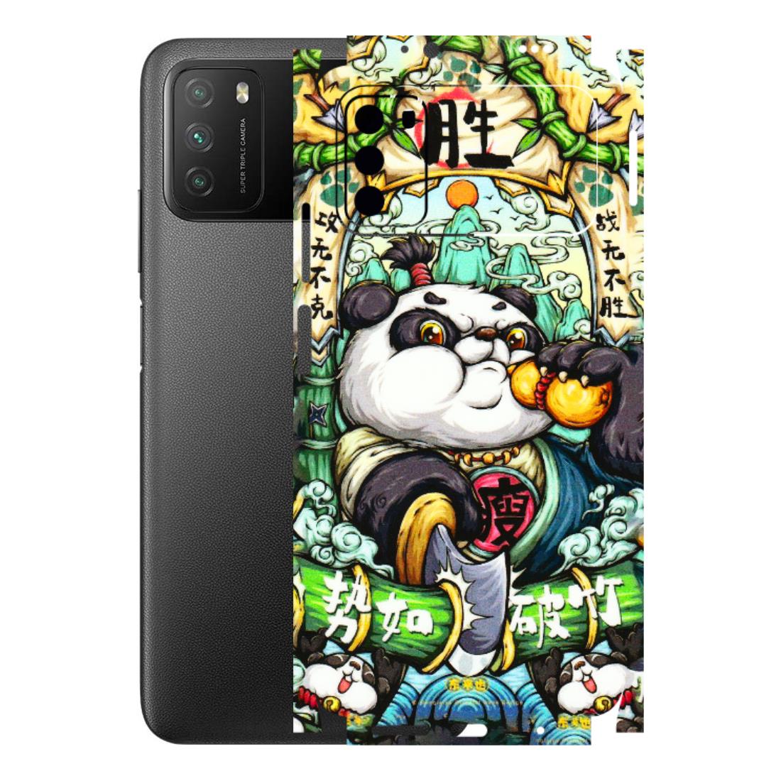 POCO Phone Skins (All Models) - Royal Rich Panda - 3D Embossed Finish (L-170) Poco M3