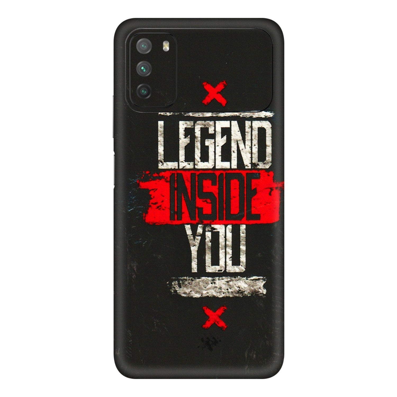POCO Phone Skins (All Models) - Legend Inside You - 3D Embossed Finish (L-186) Poco M3