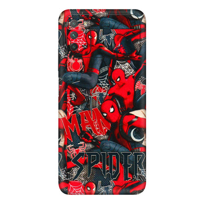 POCO Phone Skins (All Models) - SpiderMan Cool - 3D Embossed Finish (L-188) Poco M3