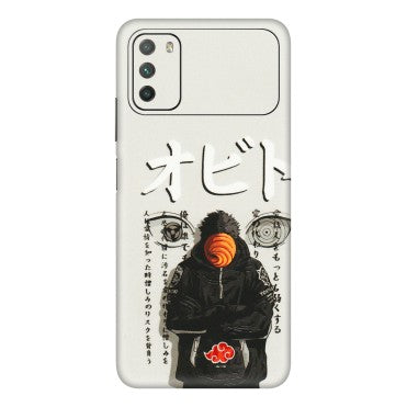 POCO Phone Skins (All Models) - Obito Anime Eye - 3D Embossed Finish (L-19) Poco M3