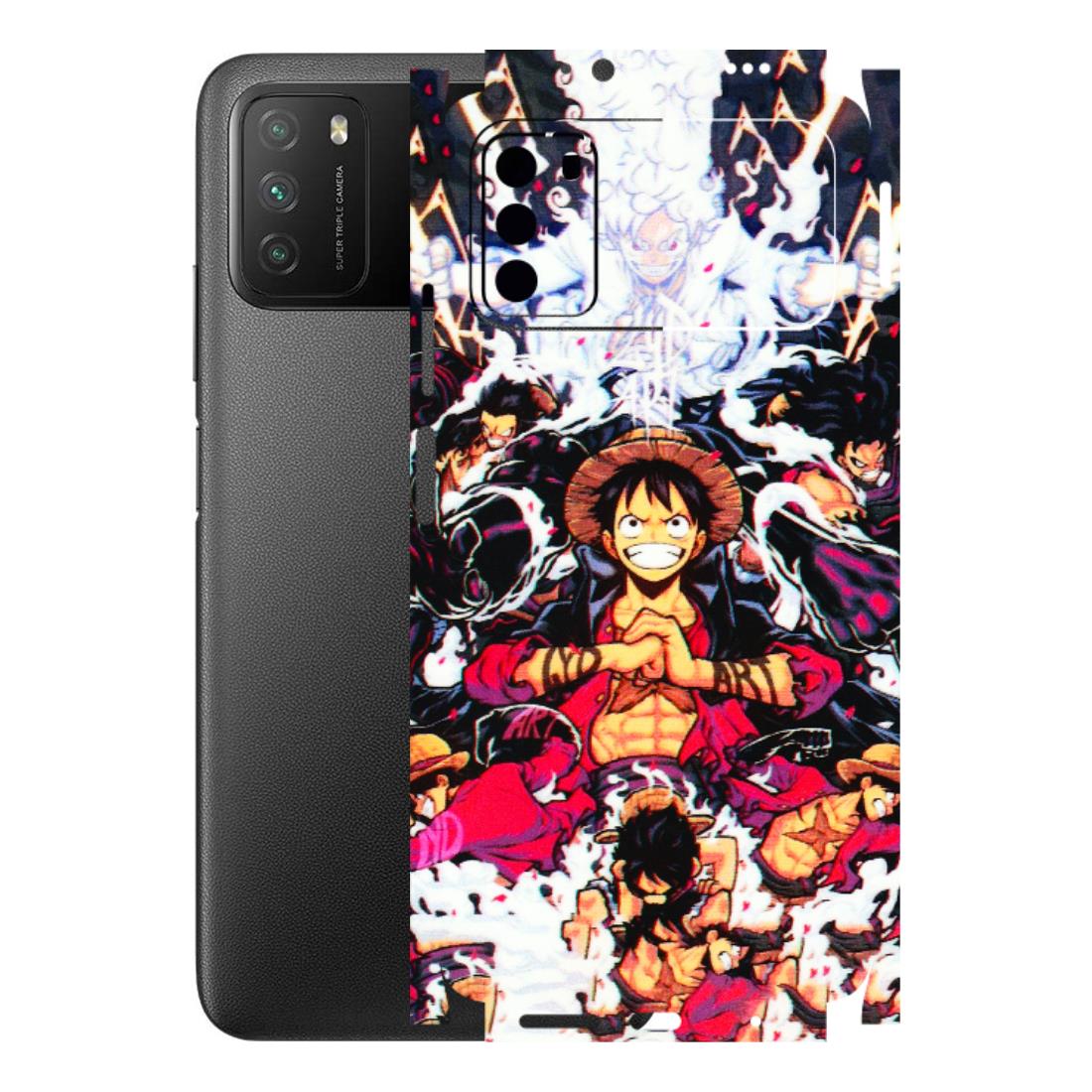 POCO Phone Skins (All Models) - Luffy Anime Character - 3D Embossed Finish (L-203) Poco M3