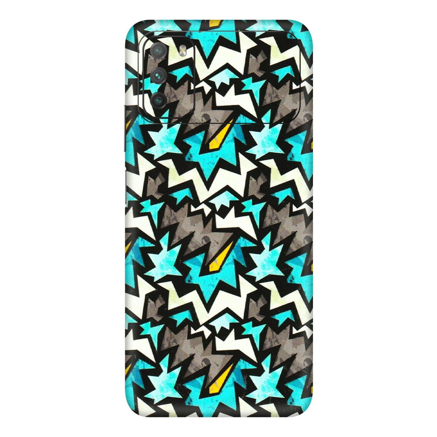 POCO Phone Skins (All Models) - Funky Zig Zag - 3D Embossed Finish (L-223) Poco M3