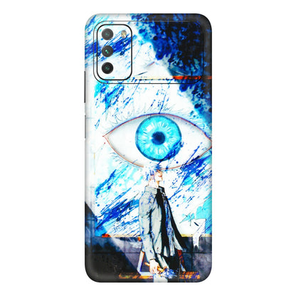 POCO Phone Skins (All Models) - Gojo Satoru evil eye - 3D Embossed Finish (L-239) Poco M3