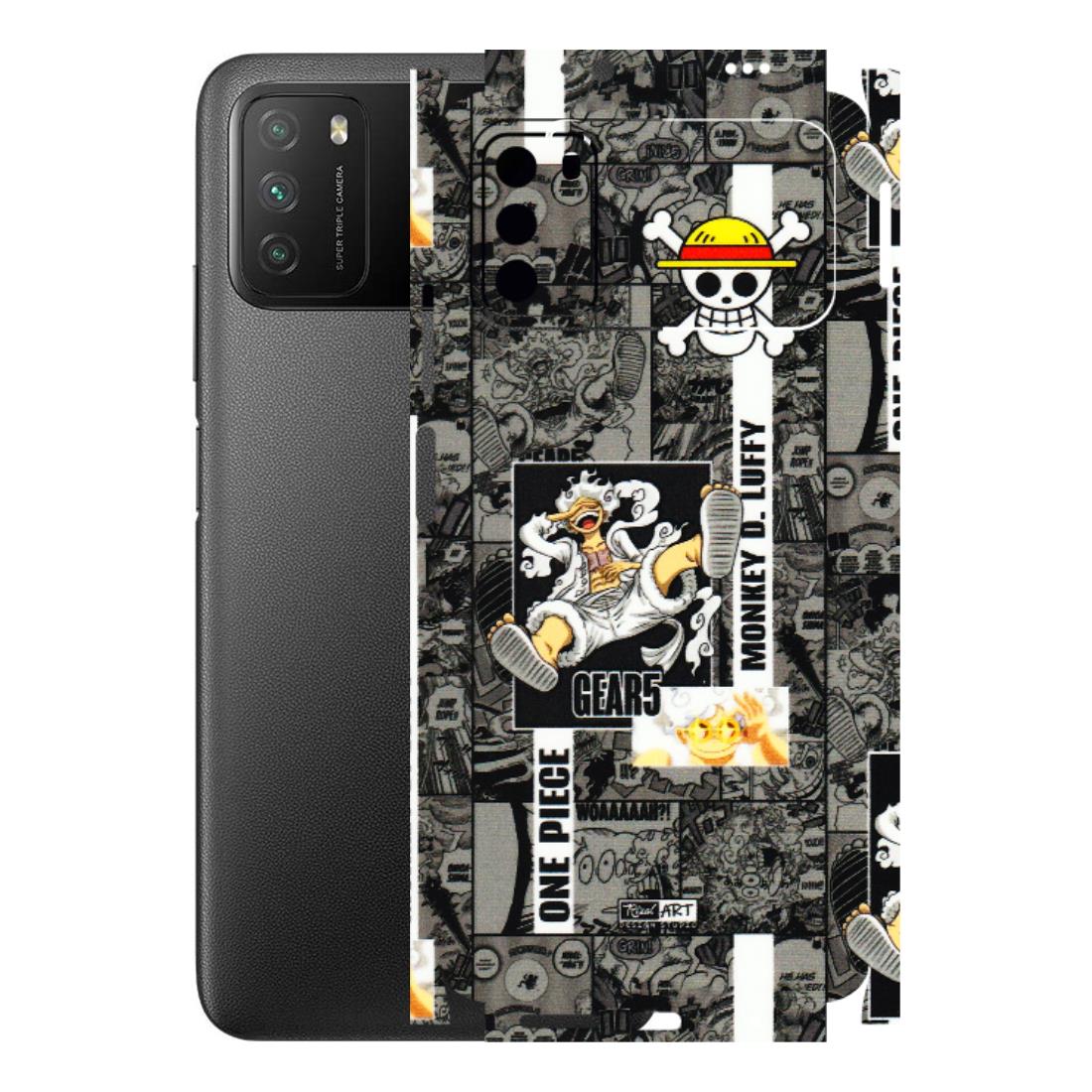 POCO Phone Skins (All Models) - Cuffy Anime MonkeyCamic - 3D Embossed Finish (L-242) Poco M3
