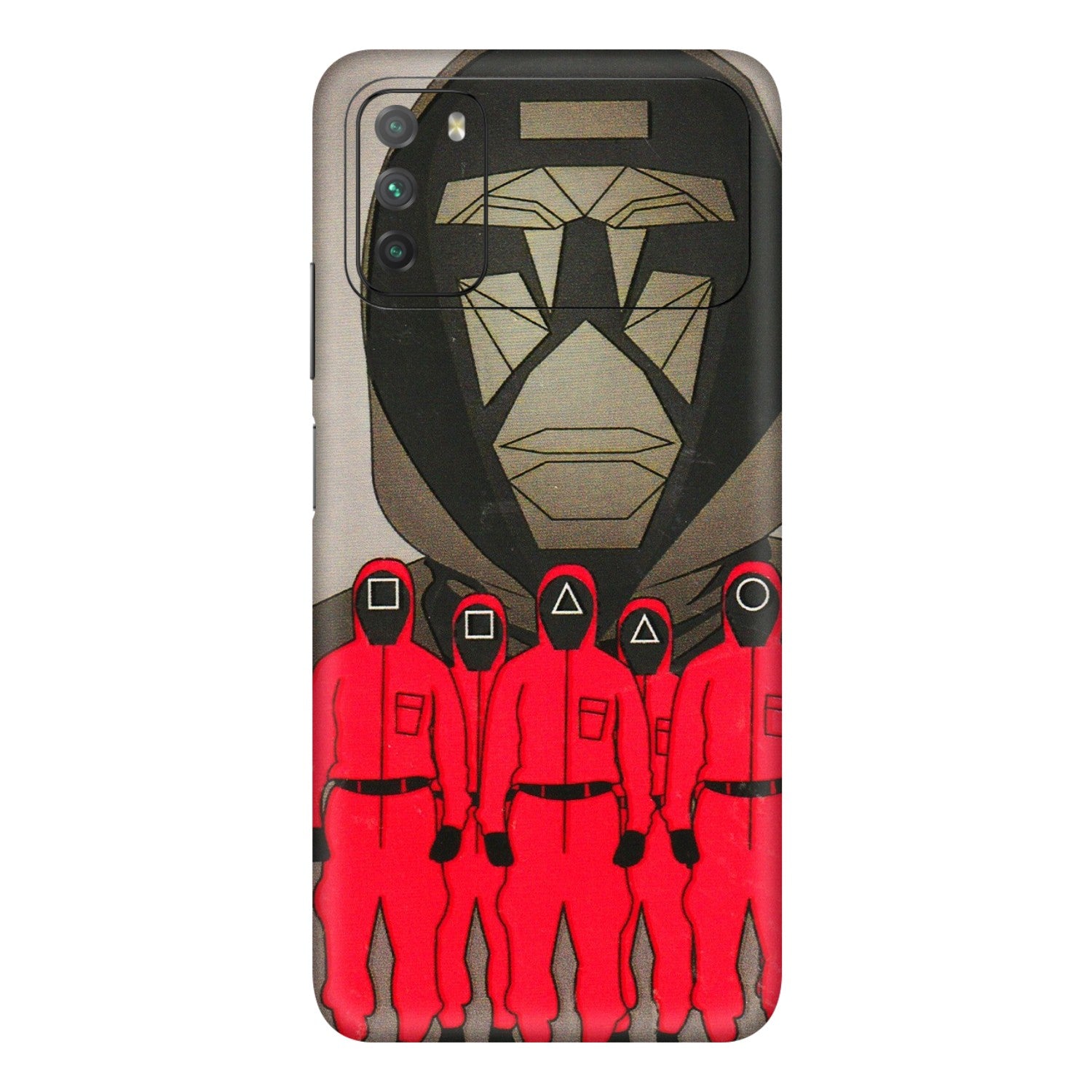 POCO Phone Skins (All Models) - Squid Game Hero - 3D Embossed Finish (L-245) Poco M3