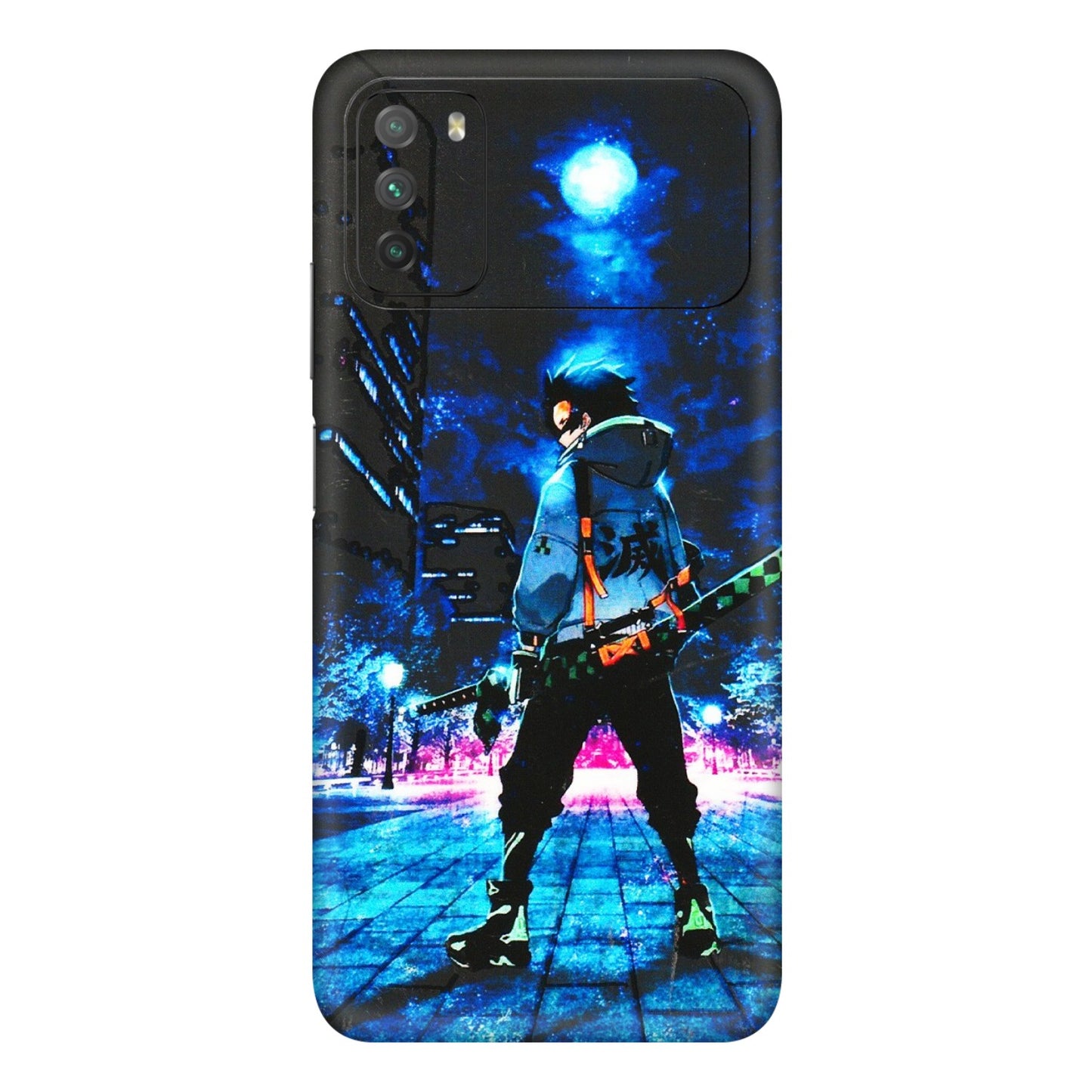 POCO Phone Skins (All Models) - Demon Slayer Sword - 3D Embossed Finish (L-247) Poco M3