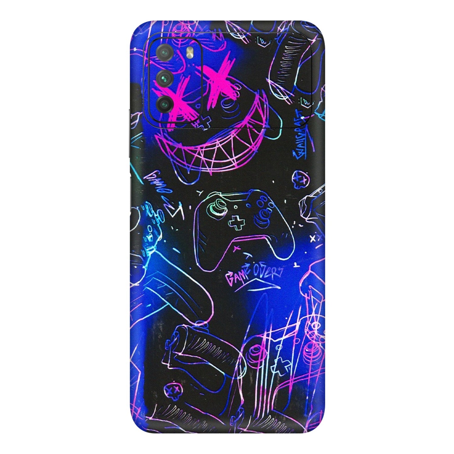 POCO Phone Skins (All Models) - Gamers Paradise - 3D Embossed Finish (L-258) Poco M3