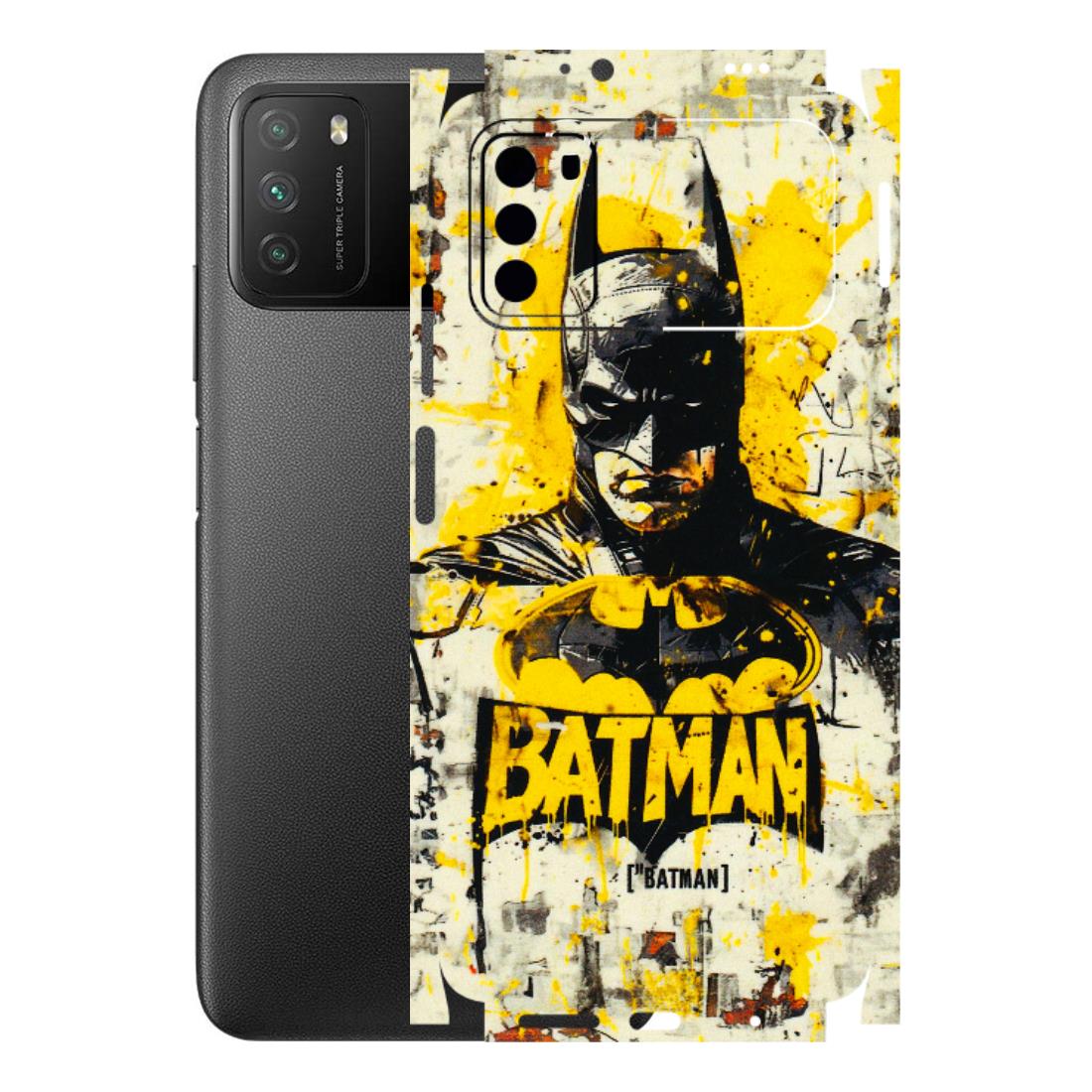 POCO Phone Skins (All Models) - Batman Yellow BT - 3D Embossed Finish (L-304) Poco M3