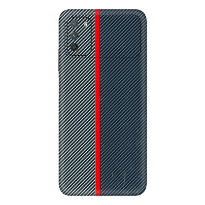 POCO Phone Skins (All Models) - Blue Sober Lines - 3D Embossed Finish (L-305) Poco M3