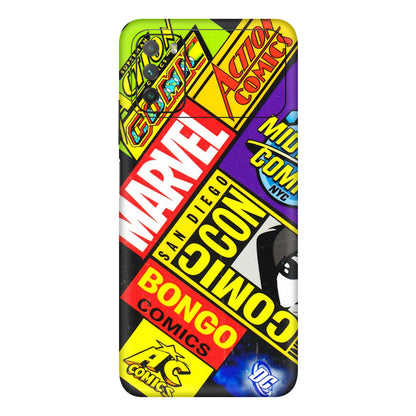 POCO Phone Skins (All Models) - Bongo Comic Con - 3D Embossed Finish (L-325) Poco M3