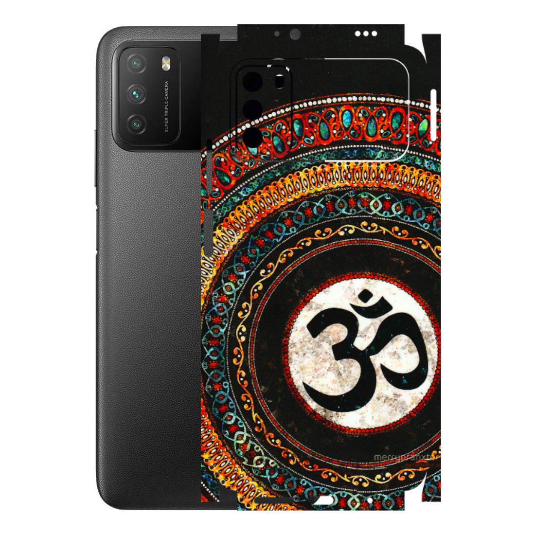 POCO Phone Skins (All Models) - Aum Chant Abstract - 3D Embossed Finish (L-42) Poco M3