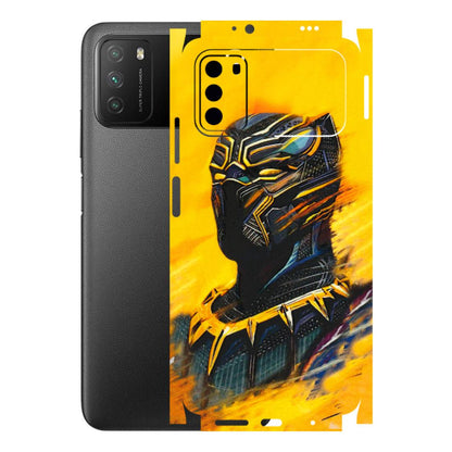 POCO Phone Skins (All Models) - Yellow Panther - 3D Embossed Finish (L-54) Poco M3