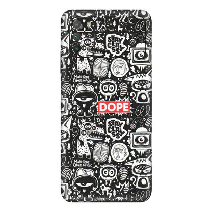 POCO Phone Skins (All Models) - Dope Stay Classy Black Doodles - Matte Finish (M-126) Poco M3