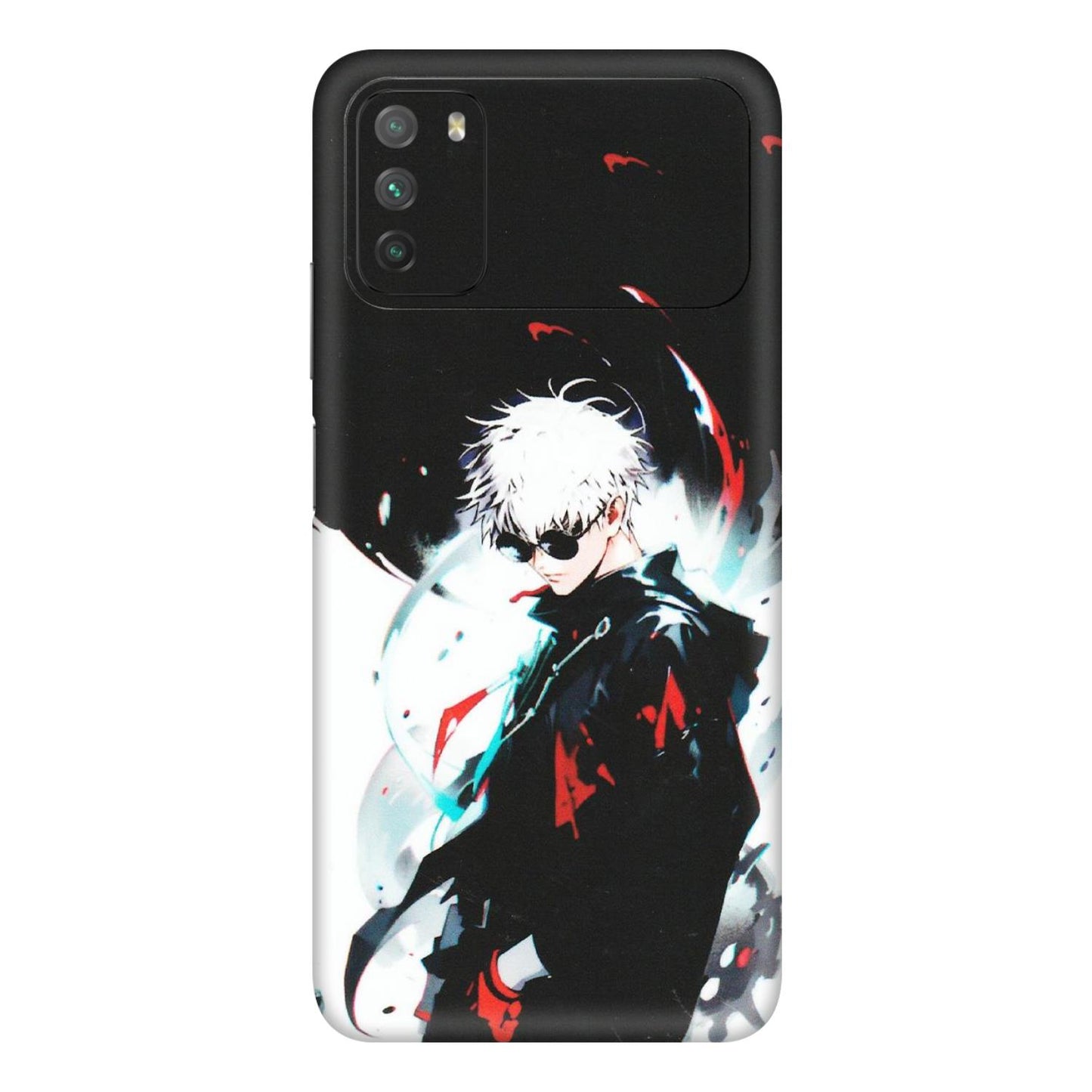 POCO Phone Skins (All Models) - Gojo Powerful Charater Kaisen Anime - Matte Finish (M-144) Poco M3