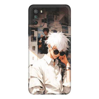 POCO Phone Skins (All Models) - Gojo Satoru Jujustu Kaisen Anime - Matte Finish (M-156) Poco M3