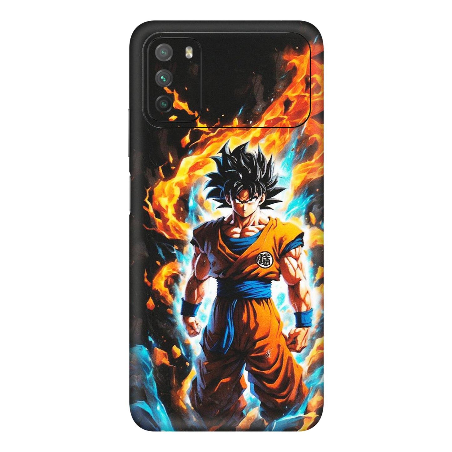 POCO Phone Skins (All Models) - Goku Transformation Anime - Matte Finish (M-159) Poco M3