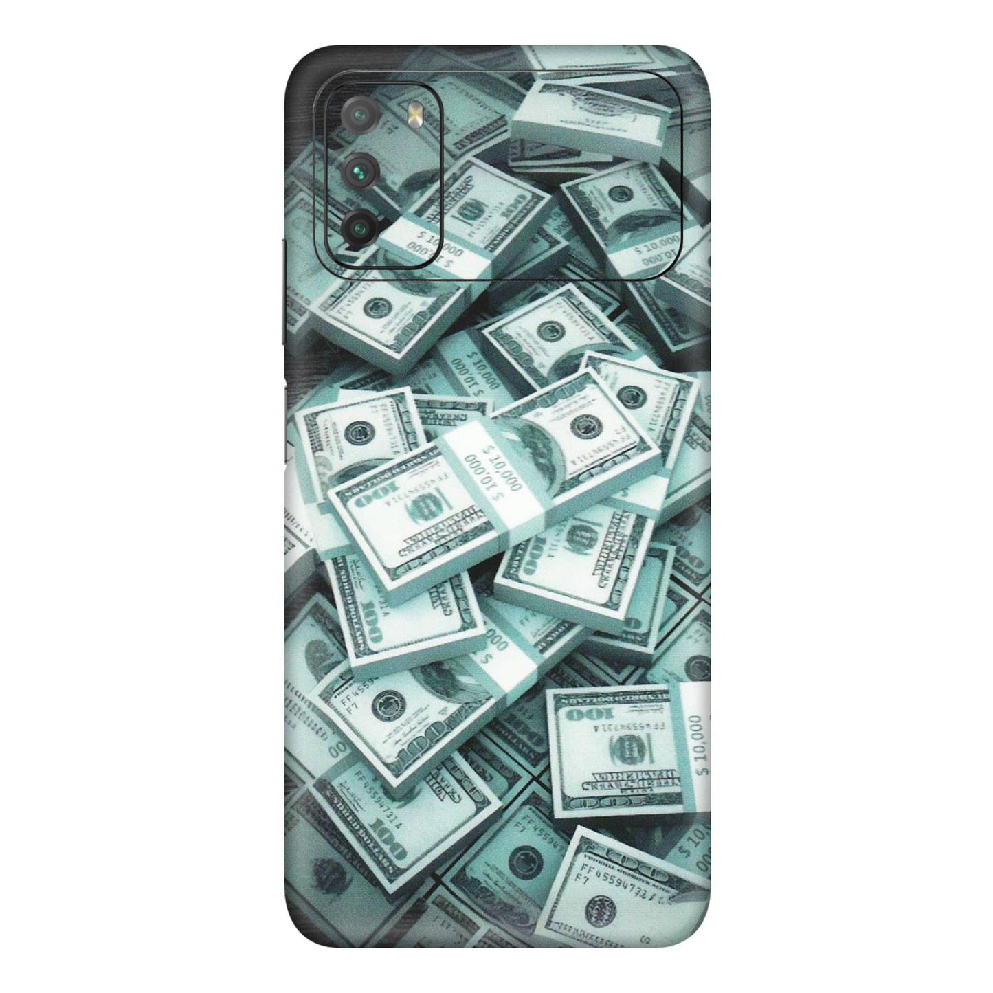 POCO Phone Skins (All Models) - Hundred Dollar Bill - Matte Finish (M-162) Poco M3