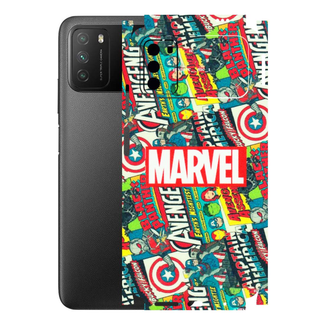 POCO Phone Skins (All Models) - Marvel Comic Lover - Matte Finish (M-30) Poco M3