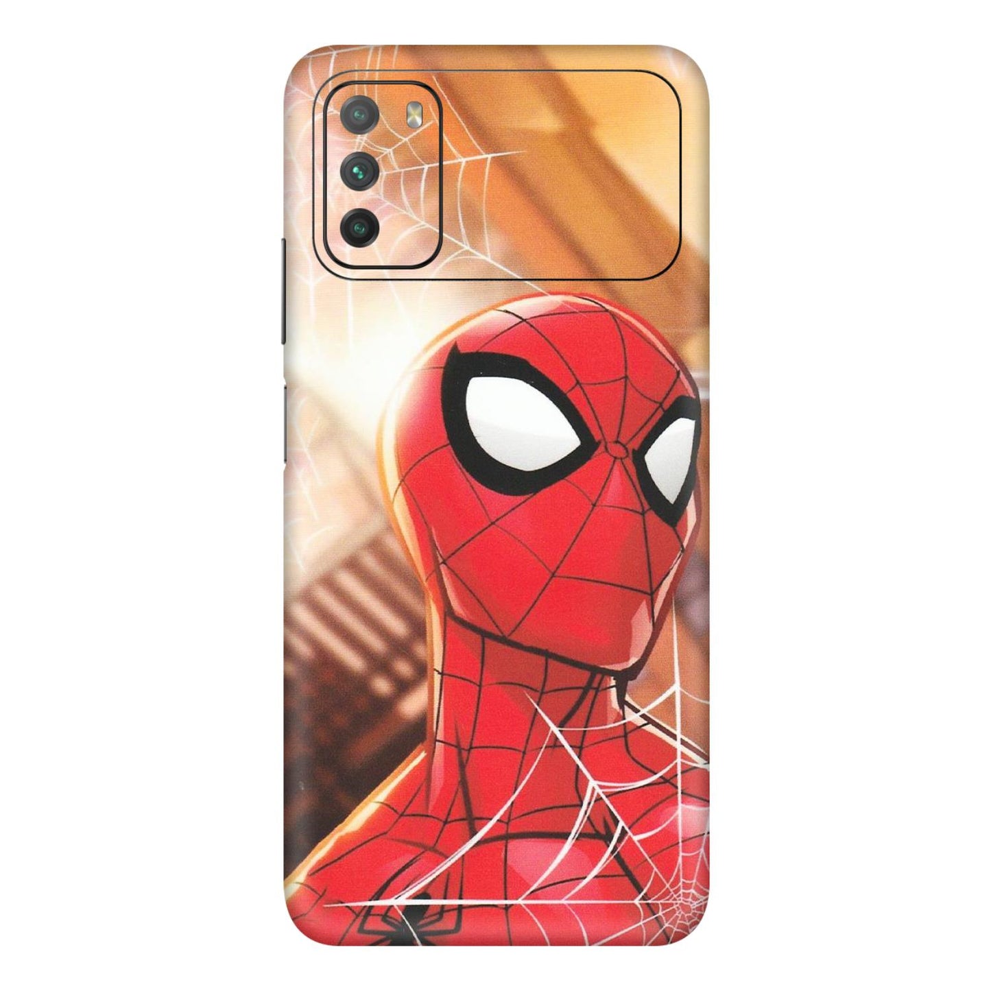 POCO Phone Skins (All Models) - Spiderman Face New - Matte Finish (M-41) Poco M3