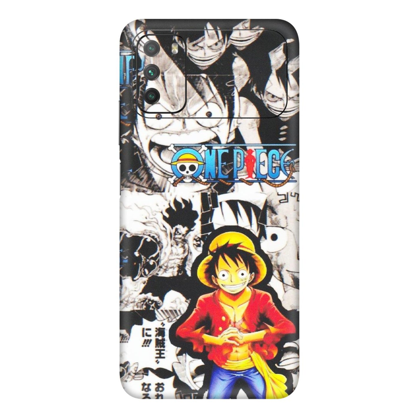 POCO Phone Skins (All Models) - One Piece B&W - Matte Finish (M-63) Poco M3