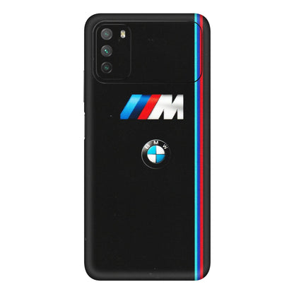 POCO Phone Skins (All Models) - Styling With Black BMW - Matte Finish (M-74) Poco M3