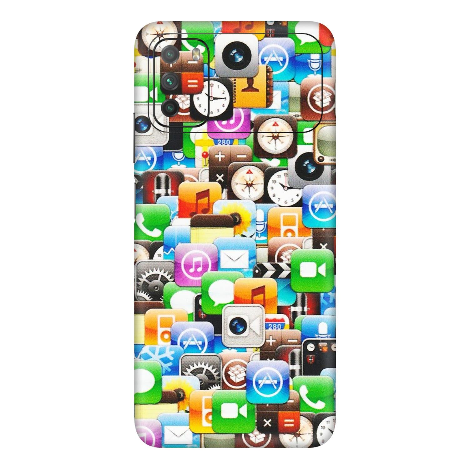 POCO Phone Skins (All Models) - All Apple Icons - Matte Finish (M-93) Poco M3