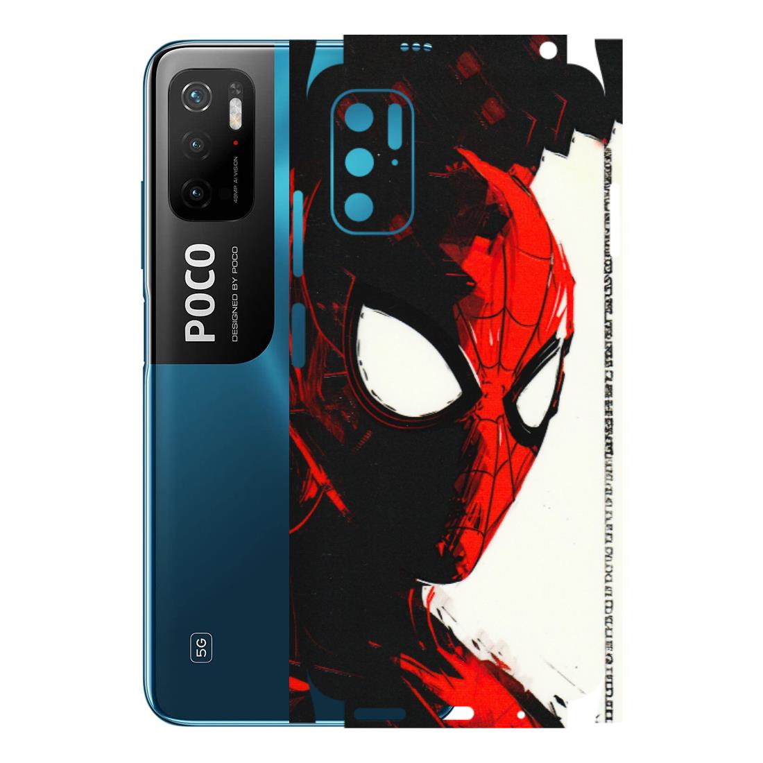 POCO Phone Skins (All Models) - Spiderman Killer Face - 3D Embossed Finish (L-17) Poco M3 PRO (5G)