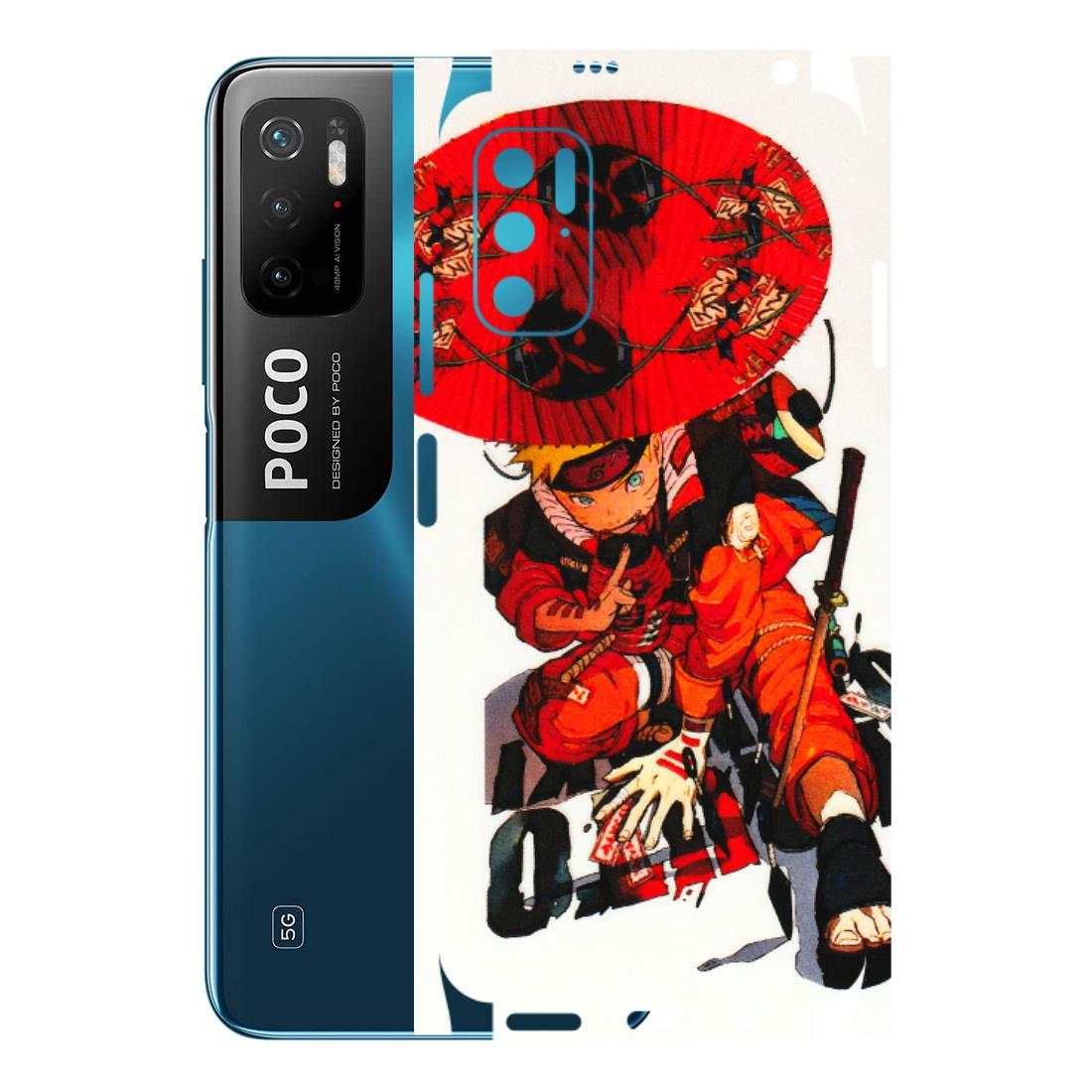 POCO Phone Skins (All Models) - Naruto - 3D Embossed Finish (L-208) Poco M3 PRO (5G)
