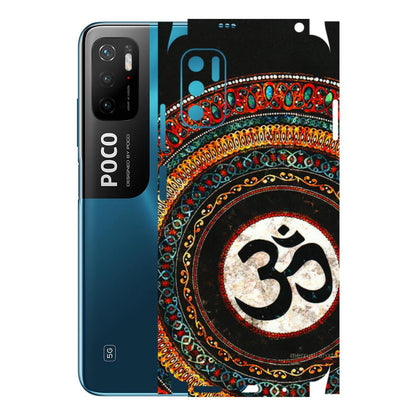 POCO Phone Skins (All Models) - Aum Chant Abstract - 3D Embossed Finish (L-42) Poco M3 PRO (5G)
