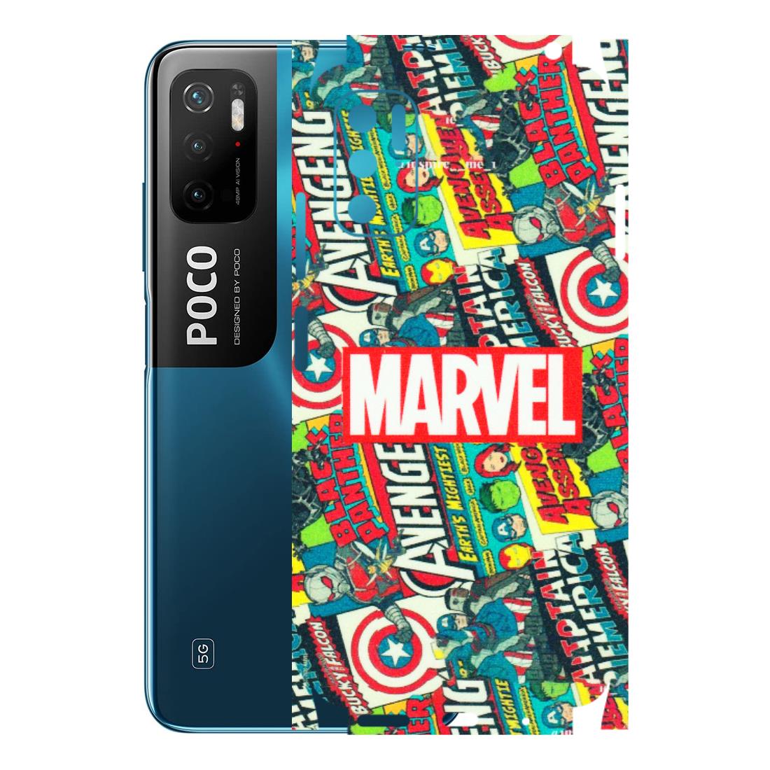 POCO Phone Skins (All Models) - Marvel Comic Lover - Matte Finish (M-30) Poco M3 PRO (5G)