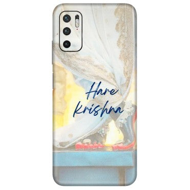 POCO Phone Skins (All Models) - Hare Krishna - 3D Embossed Finish (L-03) Poco M3 PRO (5G)