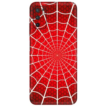POCO Phone Skins (All Models) - Classic Spidey Web - 3D Embossed Finish (L-115) Poco M3 PRO (5G)