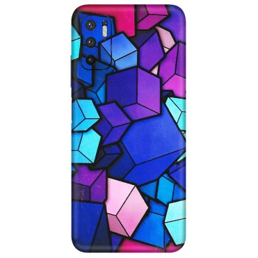 POCO Phone Skins (All Models) - Cube Doodle - 3D Embossed Finish (L-141) Poco M3 PRO (5G)