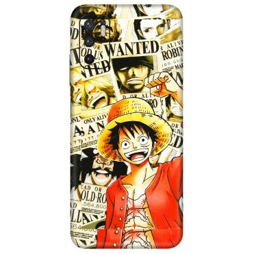 POCO Phone Skins (All Models) - Luffy Anime - 3D Embossed Finish (L-177) Poco M3 PRO (5G)