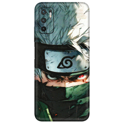 POCO Phone Skins (All Models) - Kakashi Red Eye Focus - 3D Embossed Finish (L-227) Poco M3 PRO (5G)