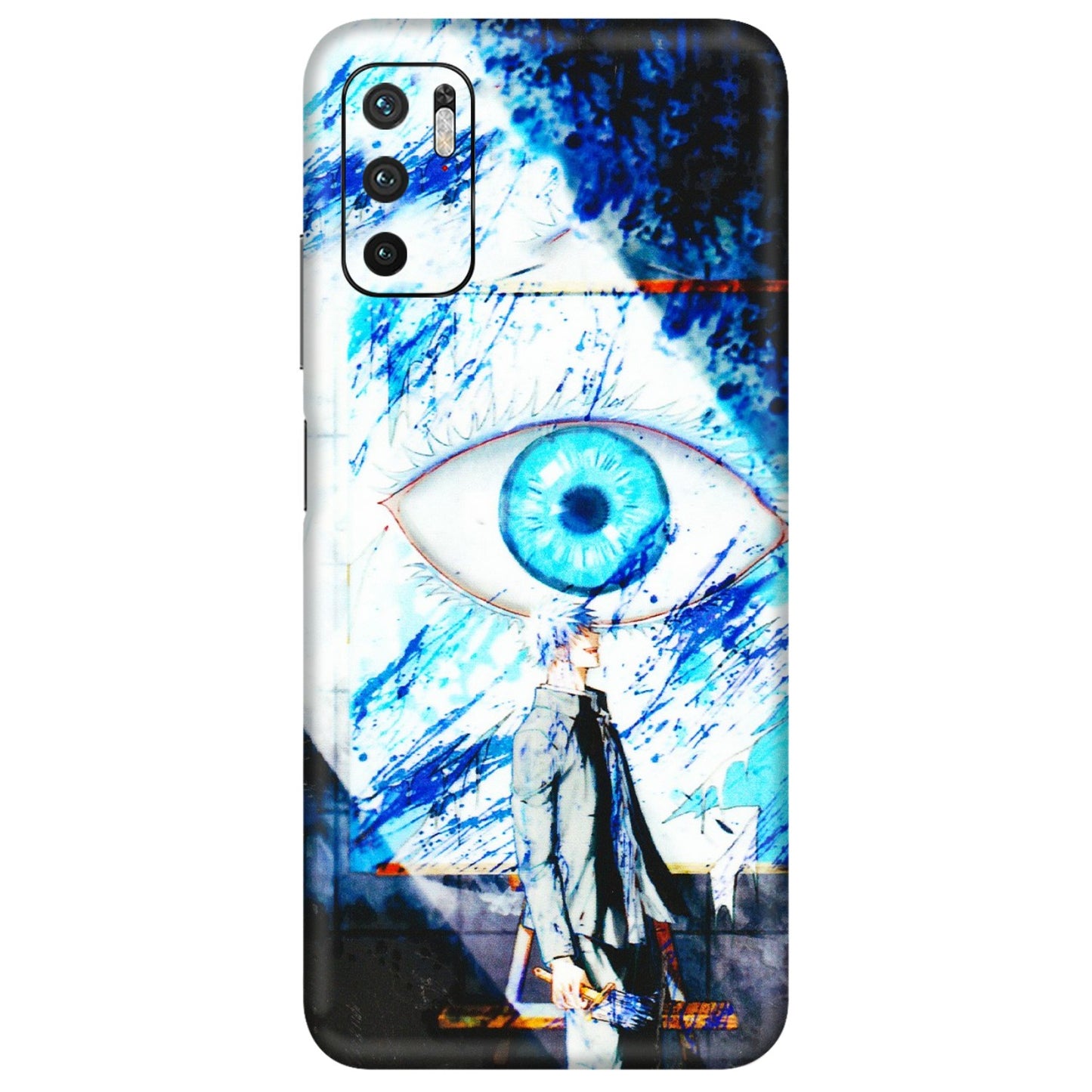 POCO Phone Skins (All Models) - Gojo Satoru evil eye - 3D Embossed Finish (L-239) Poco M3 PRO (5G)