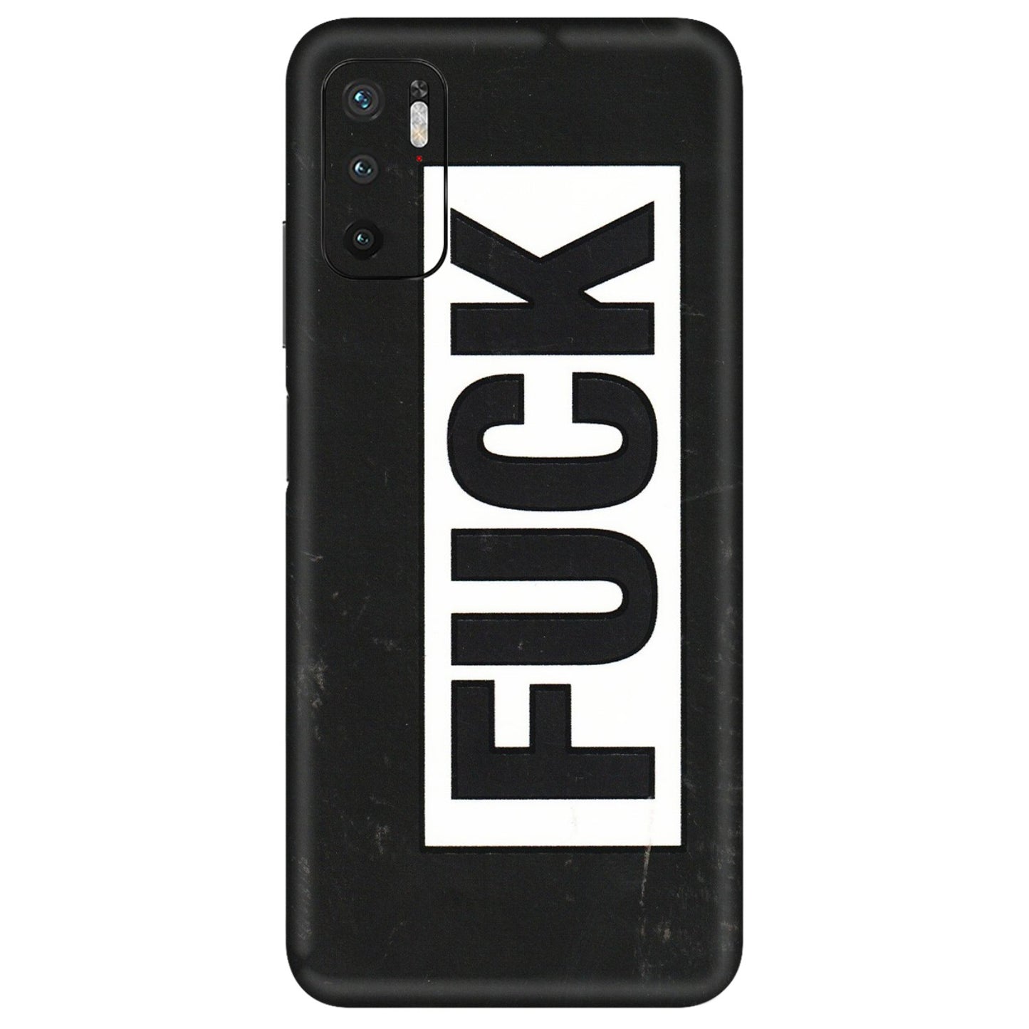 POCO Phone Skins (All Models) - The F Word - 3D Embossed Finish (L-255) Poco M3 PRO (5G)