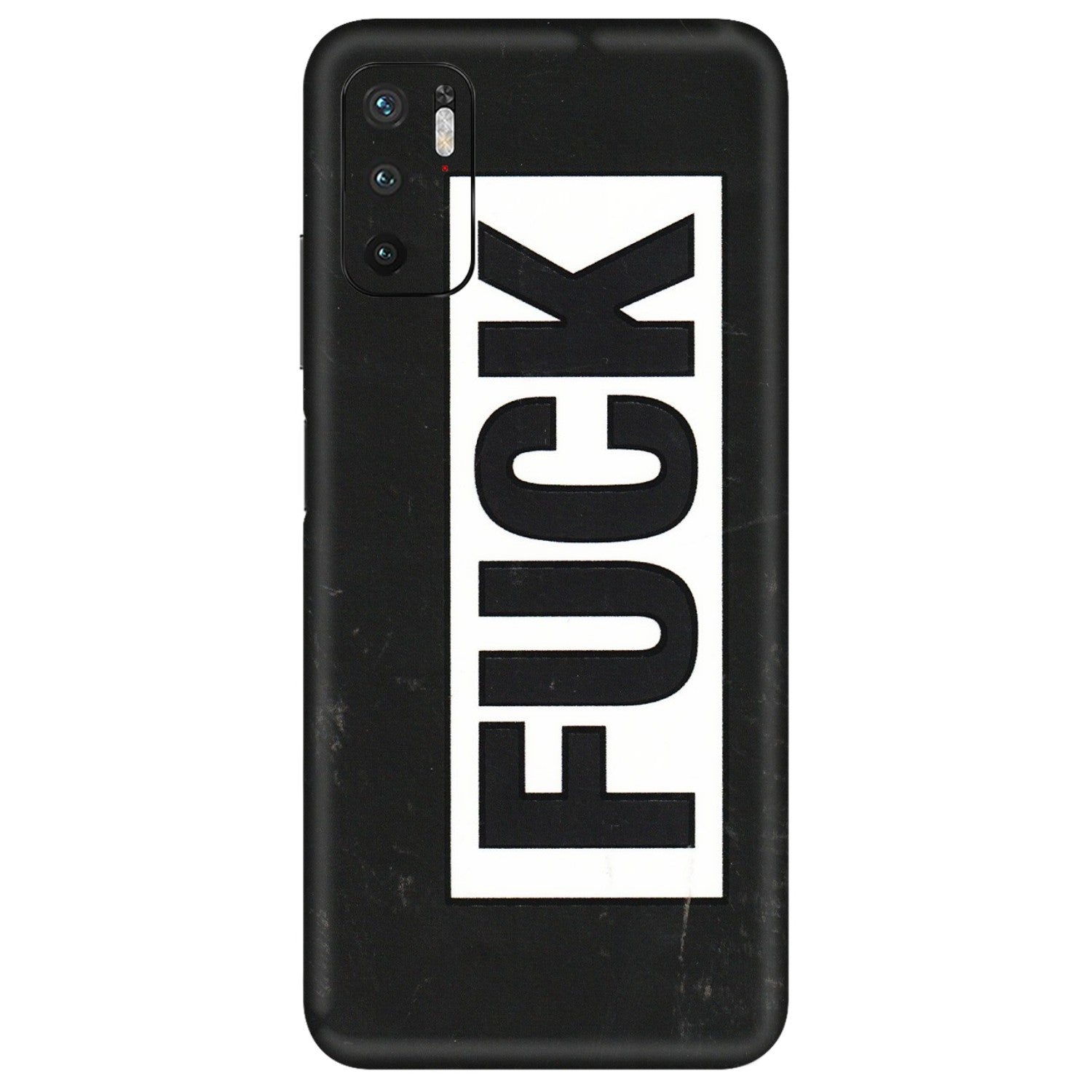 POCO Phone Skins (All Models) - The F Word - 3D Embossed Finish (L-255) Poco M3 PRO (5G)